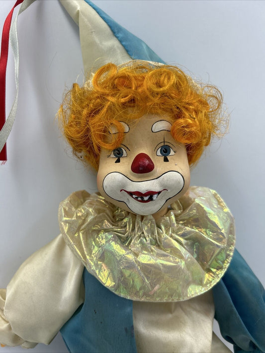 Adorable Vintage Clown Creepy, Horror Halloween Doll