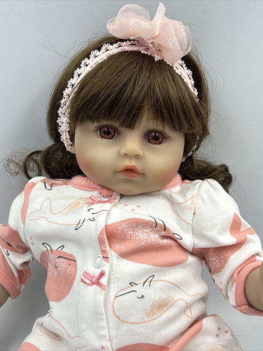 Reborn Baby Doll, 16 inch Baby Girl Lifelike Reborn Doll Kaydora