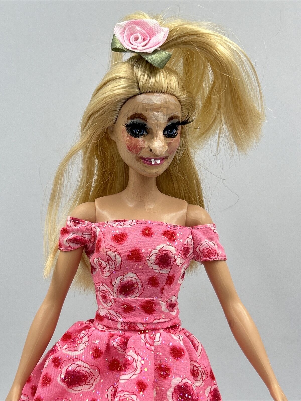 Almost Pretty Very Weird Barbie Doll OOAK Custom Repainted Reimagined Reborn