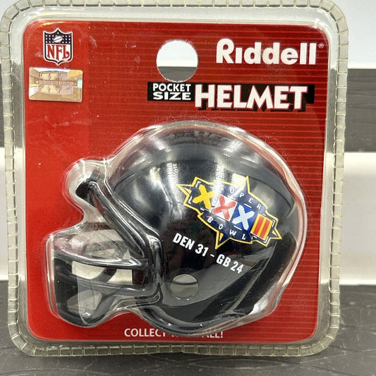 Riddell Pocket size Pro football helmet Denver Broncos Super Bowl XXXII
