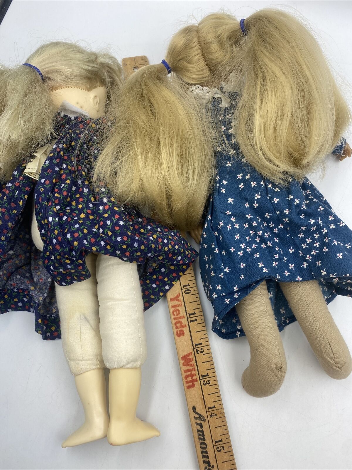 14” Vintage Doll Lot Pauline Bjonness-Jacobsen and Bella