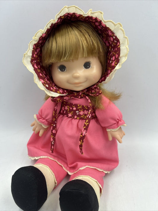 1973- Fisher Price Lapsitter Natalie Doll, Excellent Condition, Tag full color